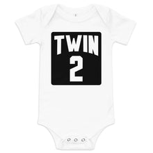 Load image into Gallery viewer, Twin 2 Baby short sleeve one piece