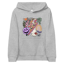 Load image into Gallery viewer, Halloween Candy Kids fleece hoodie