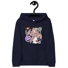 Load image into Gallery viewer, Halloween Candy Kids fleece hoodie