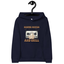 Load image into Gallery viewer, Horror Movies & Chill Kids fleece hoodie