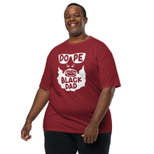 Load image into Gallery viewer, Dope Black Dad Men’s premium heavyweight tee