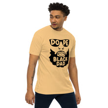 Load image into Gallery viewer, Dope Black Dad Men’s premium heavyweight tee