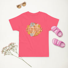 Load image into Gallery viewer, First Grade Flowers Toddler Tee