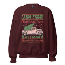 Load image into Gallery viewer, Fresh Farm Christmas Tree Sweatshirt
