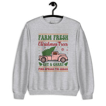 Load image into Gallery viewer, Fresh Farm Christmas Tree Sweatshirt