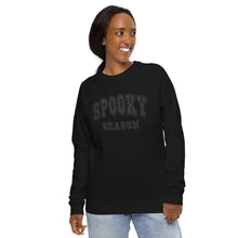Load image into Gallery viewer, Spooky Season organic raglan sweatshirt