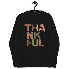 Load image into Gallery viewer, Thankful organic raglan sweatshirt