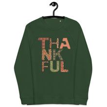 Load image into Gallery viewer, Thankful organic raglan sweatshirt