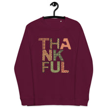 Load image into Gallery viewer, Thankful organic raglan sweatshirt