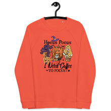Load image into Gallery viewer, Hocus Pocus organic raglan sweatshirt