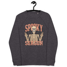 Load image into Gallery viewer, Spooky Season organic raglan sweatshirt