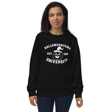 Load image into Gallery viewer, Halloween University organic sweatshirt