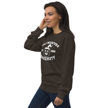 Load image into Gallery viewer, Halloween University organic sweatshirt