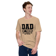 Load image into Gallery viewer, Dad of Twins t-shirt