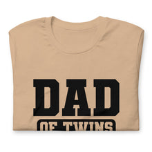 Load image into Gallery viewer, Dad of Twins t-shirt