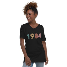 Load image into Gallery viewer, Unisex Short Sleeve V-Neck T-Shirt