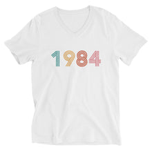 Load image into Gallery viewer, Unisex Short Sleeve V-Neck T-Shirt