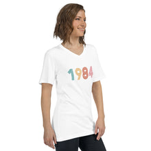 Load image into Gallery viewer, Unisex Short Sleeve V-Neck T-Shirt