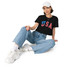 Load image into Gallery viewer, USA Women’s crop top