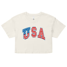 Load image into Gallery viewer, USA Women’s crop top