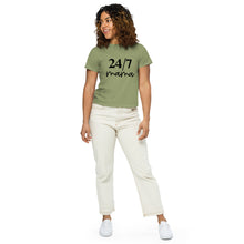 Load image into Gallery viewer, 24/7 Mom high-waisted t-shirt