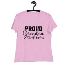 Load image into Gallery viewer, Proud Grandma of Twins Women's Relaxed T-Shirt