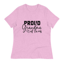 Load image into Gallery viewer, Proud Grandma of Twins Women's Relaxed T-Shirt
