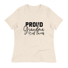 Load image into Gallery viewer, Proud Grandma of Twins Women's Relaxed T-Shirt