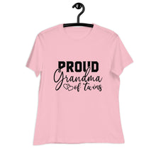 Load image into Gallery viewer, Proud Grandma of Twins Women's Relaxed T-Shirt
