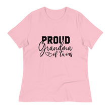 Load image into Gallery viewer, Proud Grandma of Twins Women's Relaxed T-Shirt