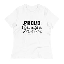 Load image into Gallery viewer, Proud Grandma of Twins Women's Relaxed T-Shirt