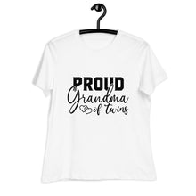Load image into Gallery viewer, Proud Grandma of Twins Women's Relaxed T-Shirt
