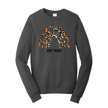 Load image into Gallery viewer, Boy Mom Fleece Crewneck Sweatshirt