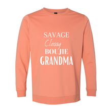 Load image into Gallery viewer, Savage Grandma French Terry Crewneck Pullover