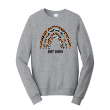 Load image into Gallery viewer, Boy Mom Fleece Crewneck Sweatshirt