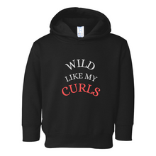 Load image into Gallery viewer, Girls Wild like my Curls Pullover Fleece Hoodie