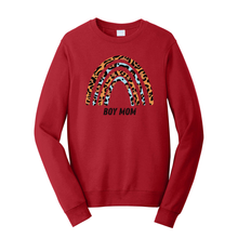 Load image into Gallery viewer, Boy Mom Fleece Crewneck Sweatshirt
