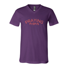 Load image into Gallery viewer, Praying MaMa Short Sleeve V-Neck Jersey Tee