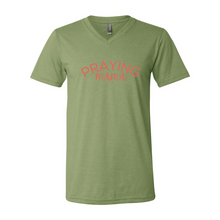 Load image into Gallery viewer, Praying MaMa Short Sleeve V-Neck Jersey Tee