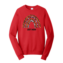 Load image into Gallery viewer, Boy Mom Fleece Crewneck Sweatshirt