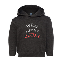 Load image into Gallery viewer, Girls Wild like my Curls Pullover Fleece Hoodie