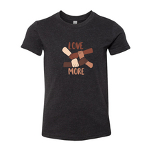 Load image into Gallery viewer, Love More Youth Unisex Jersey Tee