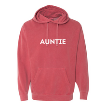 Load image into Gallery viewer, Auntie Garment-Dyed Hooded Sweatshirt