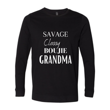 Load image into Gallery viewer, Savage Grandma French Terry Crewneck Pullover
