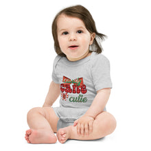 Load image into Gallery viewer, Candy Cane Cutie Baby short sleeve one piece