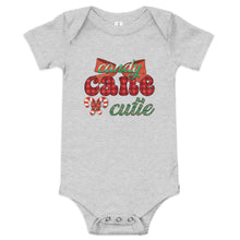 Load image into Gallery viewer, Candy Cane Cutie Baby short sleeve one piece