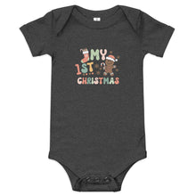 Load image into Gallery viewer, My 1st Christmas Baby short sleeve one piece