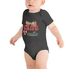 Load image into Gallery viewer, Candy Cane Cutie Baby short sleeve one piece