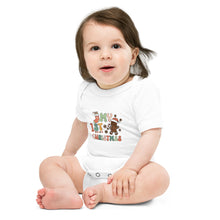 Load image into Gallery viewer, My 1st Christmas Baby short sleeve one piece