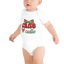 Load image into Gallery viewer, Candy Cane Cutie Baby short sleeve one piece